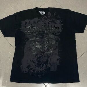 Black Graphic Men's T-Shirt